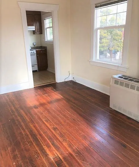 living room looking towards kitchen