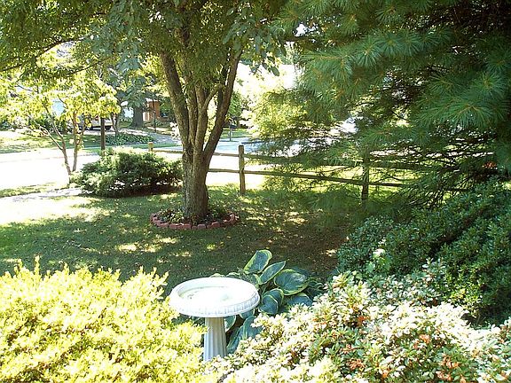 Front view - looking out