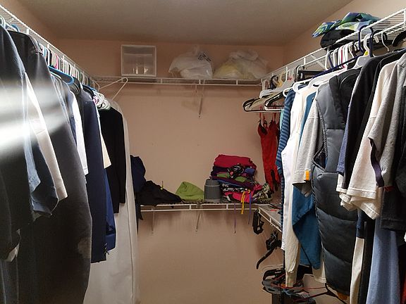 13 foot long master wall in closet
