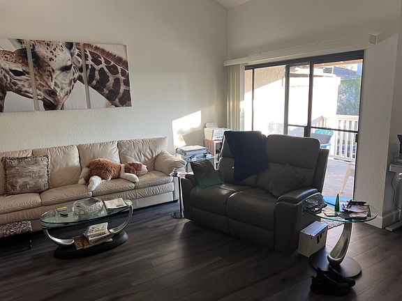 Living room looking onto 1 of 3 decks.