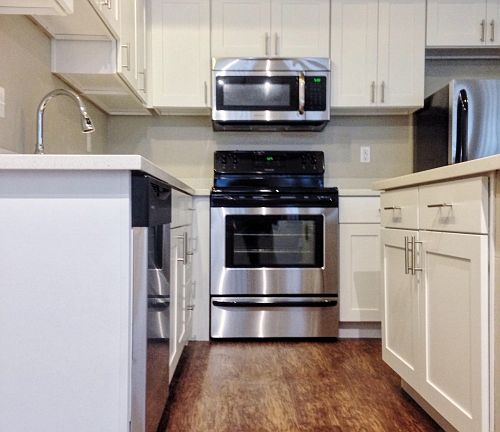New SWtainless steel appliances