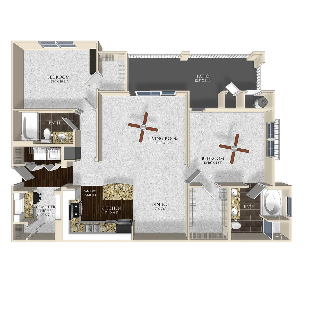 Floor plan B22