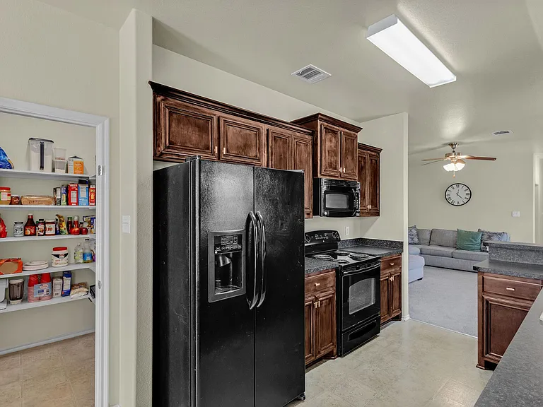 Large pantry just off the kitchen