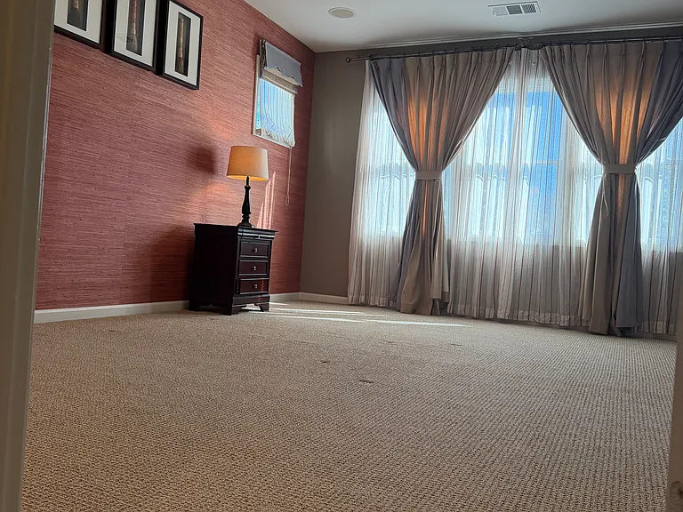 Master bedroom is quite large.