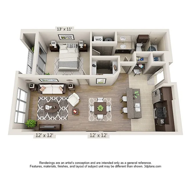 Floor plan A1D
