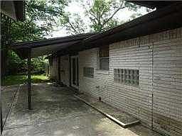 rear of home