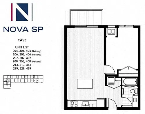 Floor plan Case