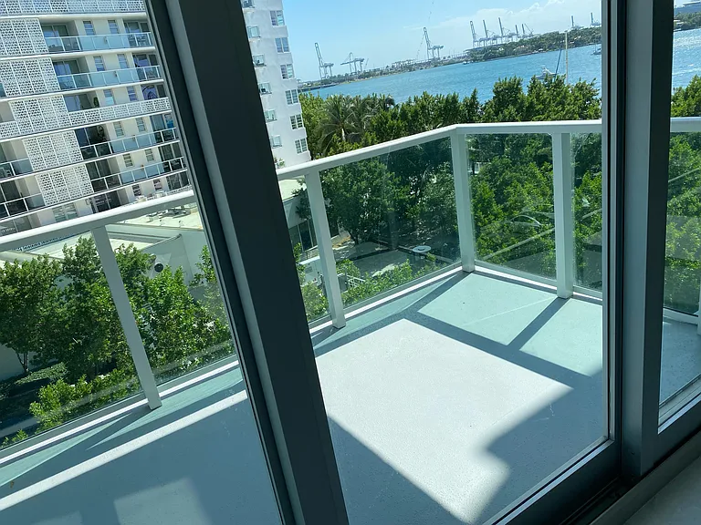 view from balcony