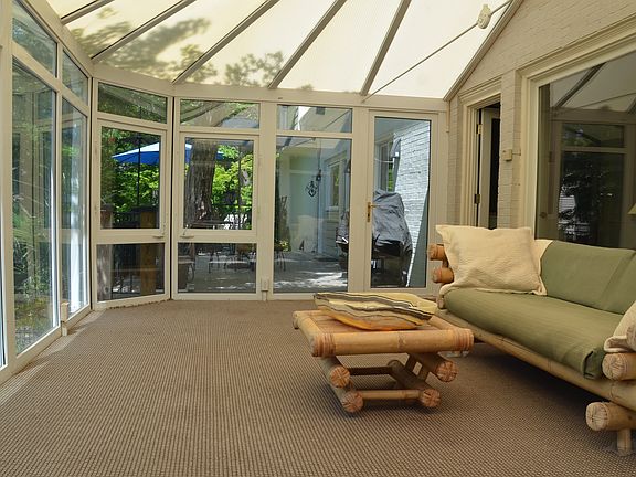 sunroom off den