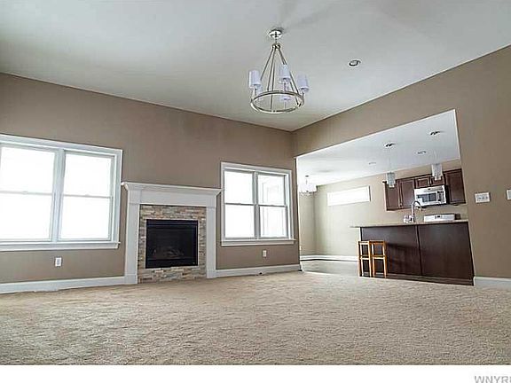 Great room with gas fireplace
