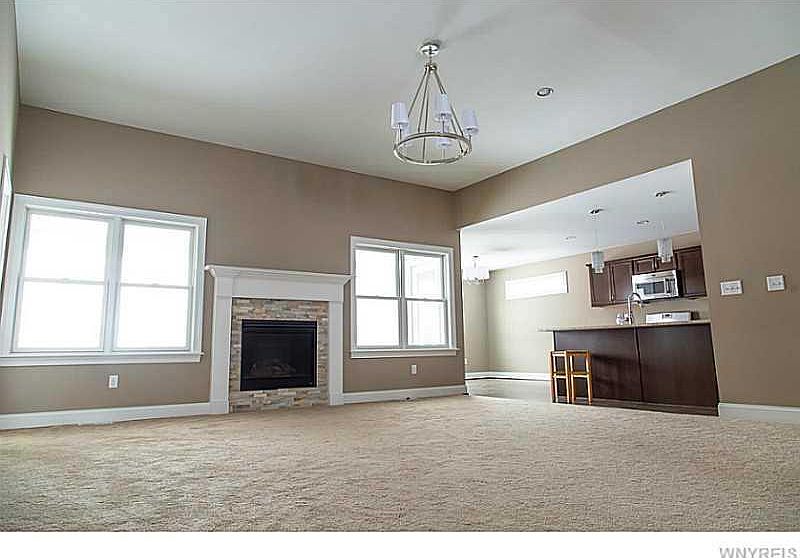 Great room with gas fireplace