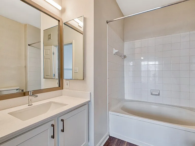 Spa inspired bathrooms with large soaking tubs