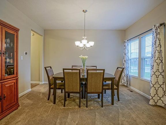 Formal dining room space