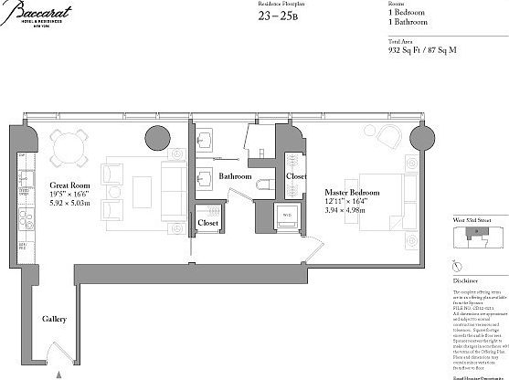 2nd image of 20 W 53rd St #25B