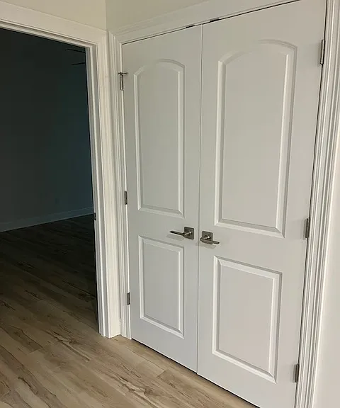 Closet off kitchen at the entrance.
