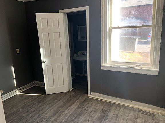 Kitchen (showing bathroom in back)