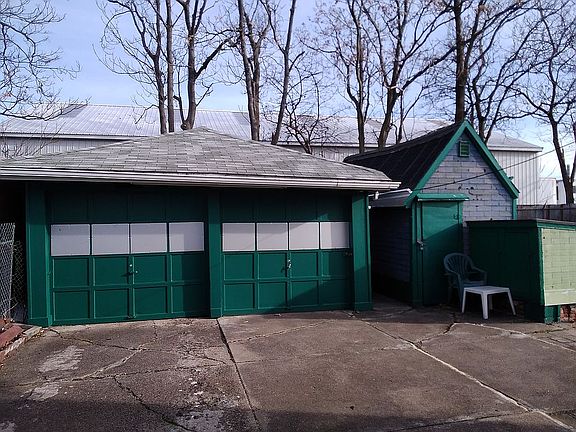 2 car garage and sheds