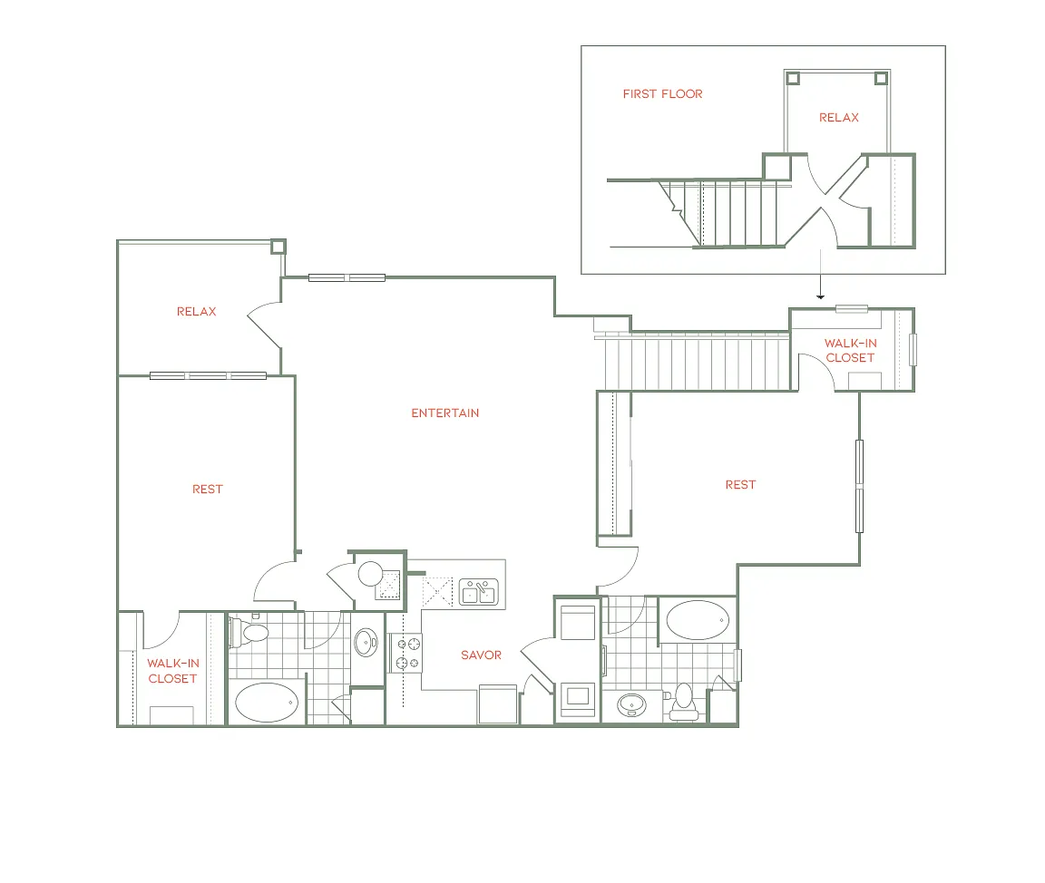 Floor plan B21