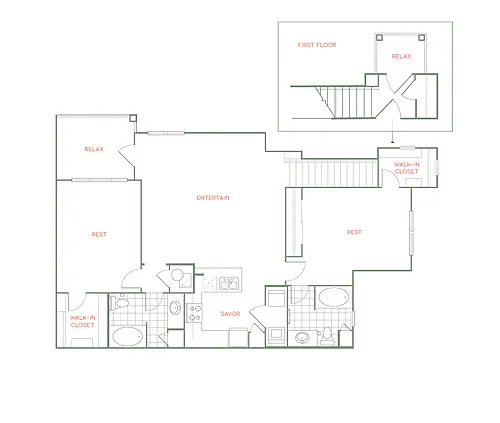 Floor plan B21