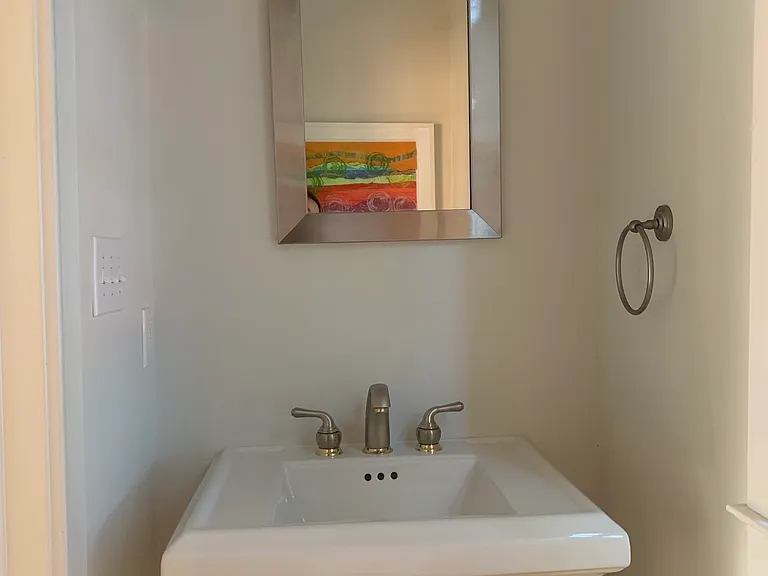 first floor powder room