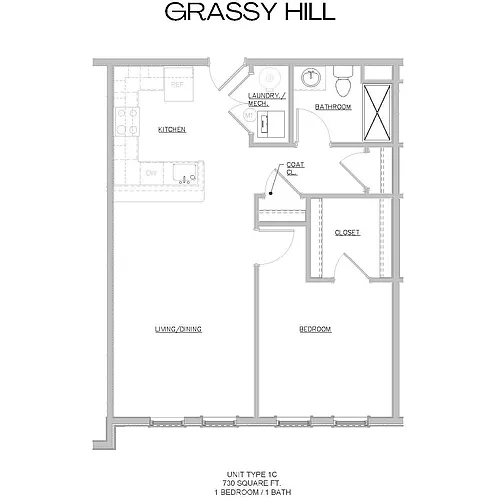 Floor plan Grassy Hill