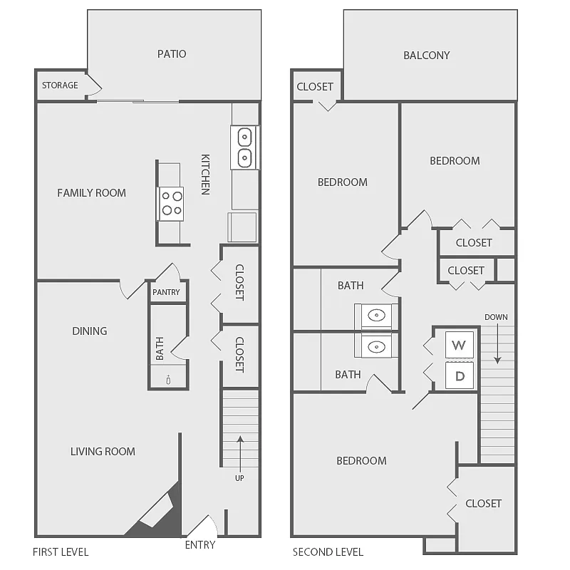 Floor plan 3A Townhome