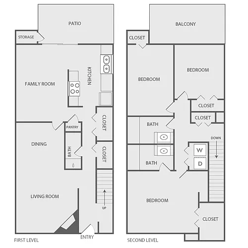Floor plan 3A Townhome