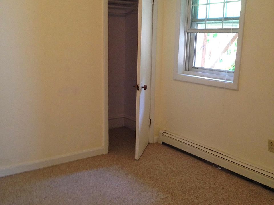 This carpet has been replaced with vinyl flooring
