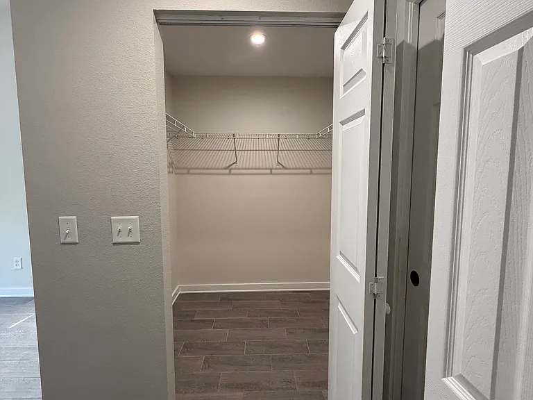 Master walk-in closet