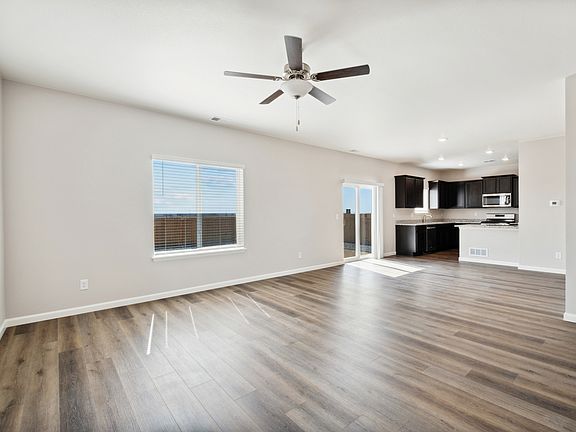 Open-concept layout of the Mesa Verde.