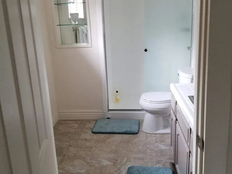 Full bathroom with shower near 2nd bedroom