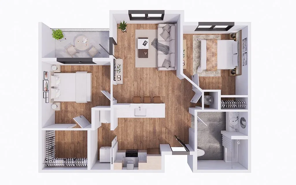 Floor plan 2X1 50
