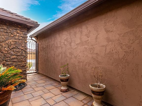 Custom Courtyard Door & Pavers Entry