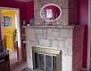 STONE FIREPLACE