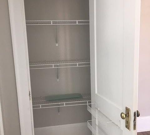 Hall closet for storage