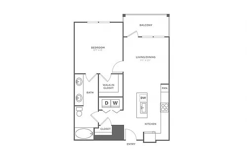 Floor plan A2b