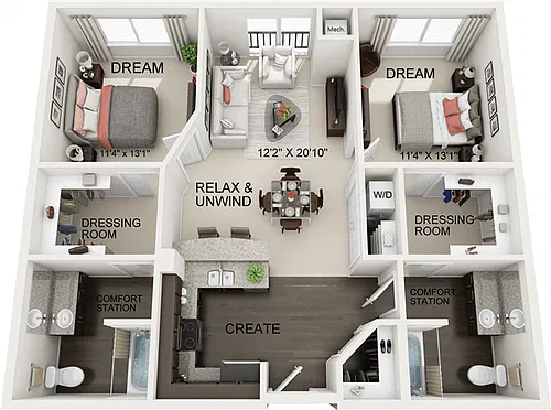 Floor plan Churchill