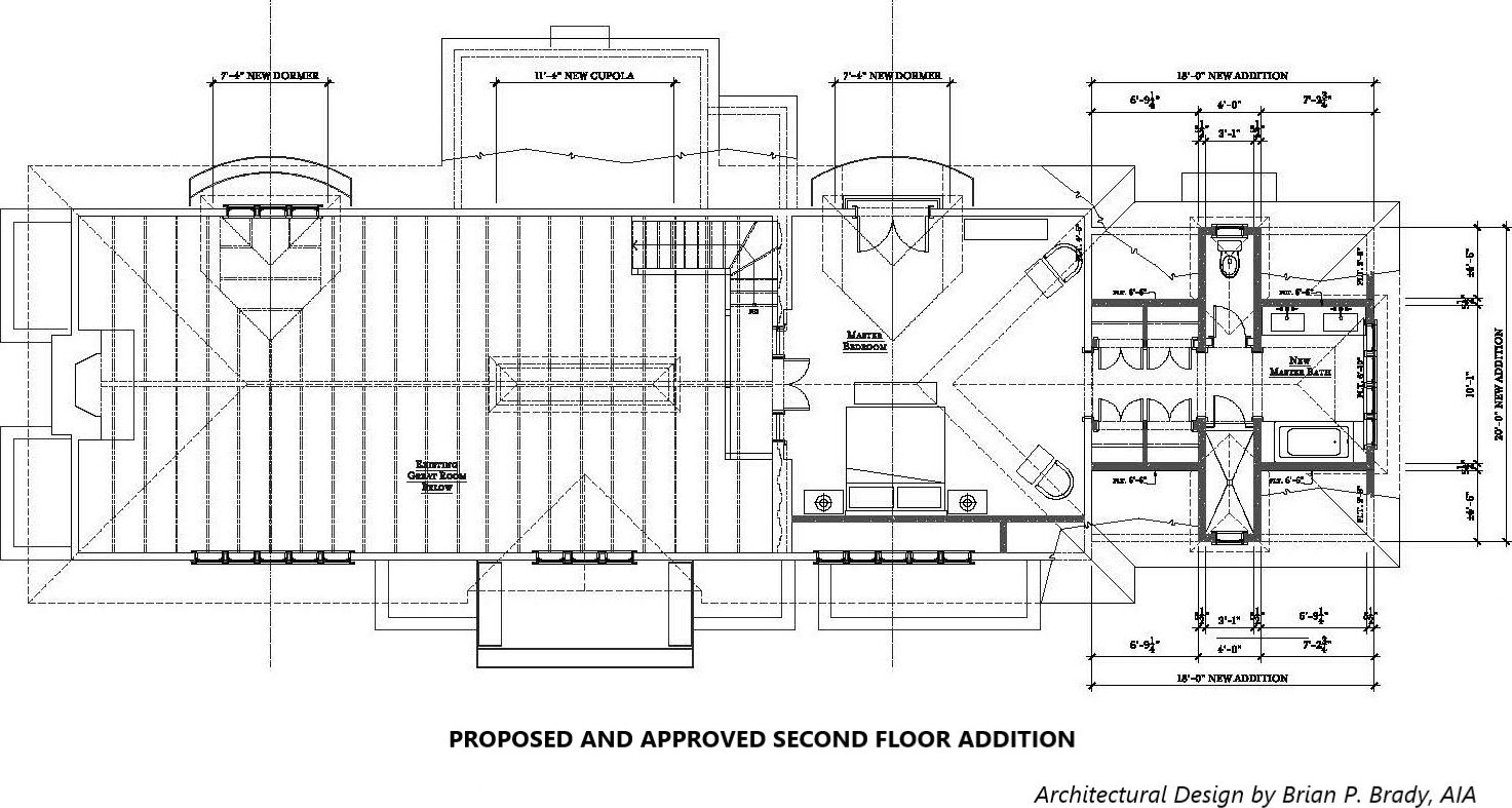  Proposed and ARB-Approved Second Floor Addition