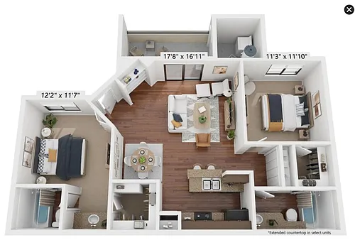 Floor plan 2X2-935