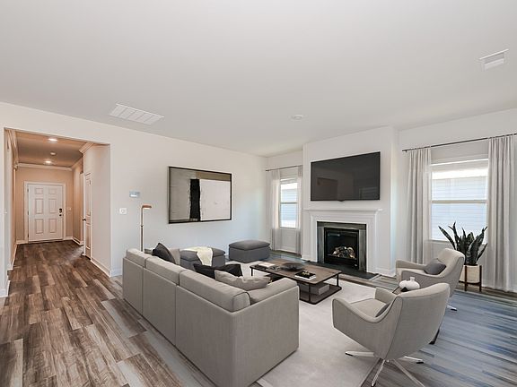 Chandler floorplan as shown at Larkhaven Hills in Charlotte, NC.