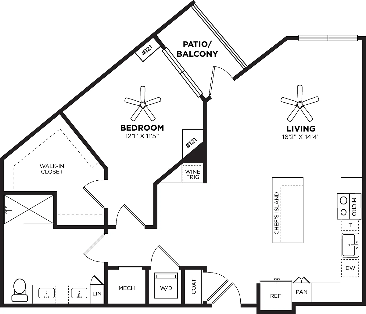 Floor plan 1C