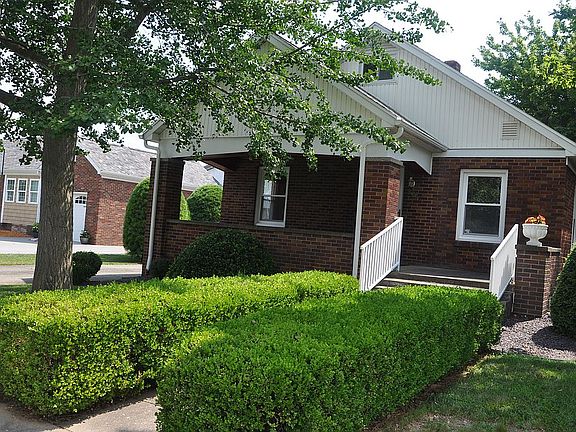 Front entry & covered porch