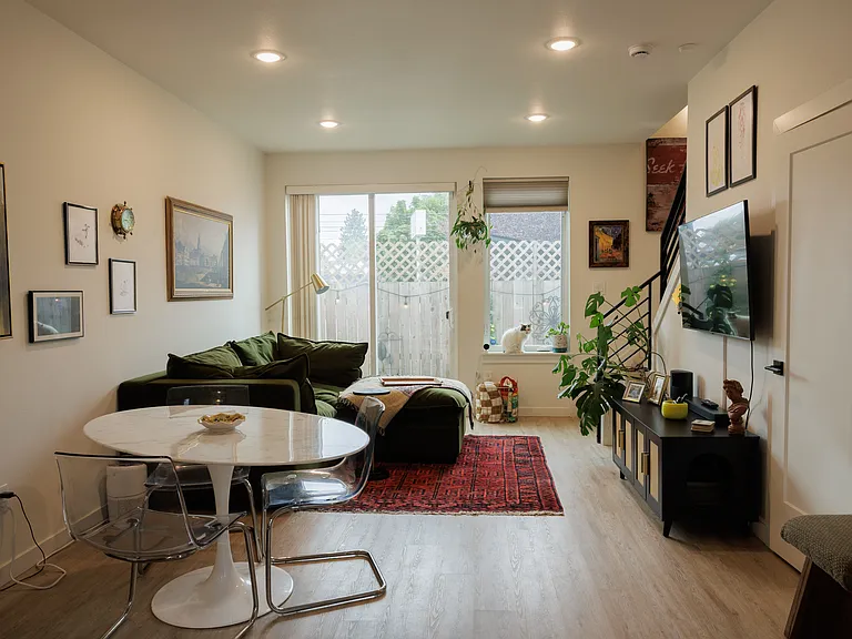 Dining & living space