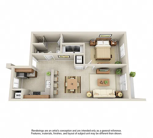 Floor plan Model A