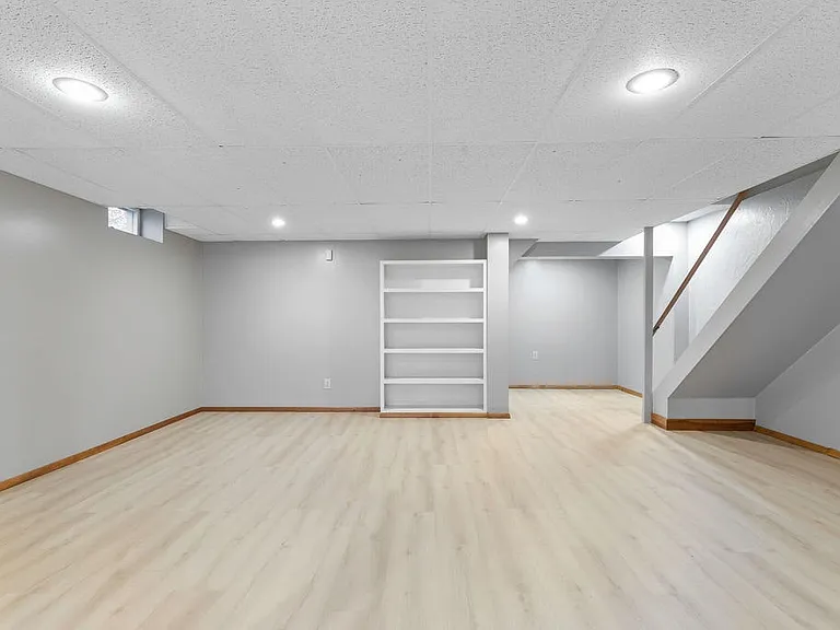 Expansive walk out lower level