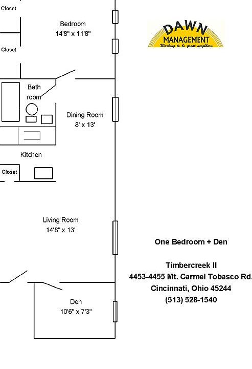 2nd image of 4453 Mount Carmel Tobasco Rd #One