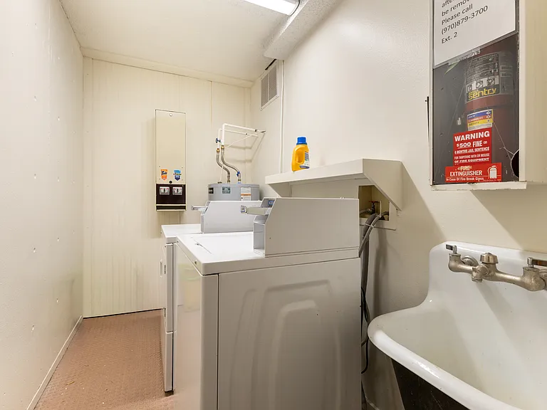 Communal Washer and Dryer | Coin operated located on the first floor.