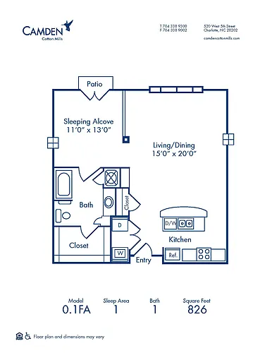 Floor plan 0.1FA