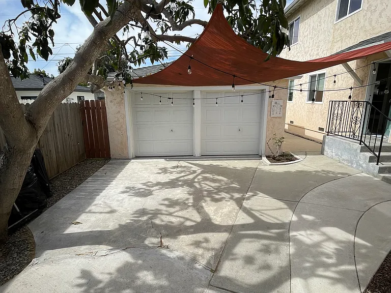 Left "garage" for storage only