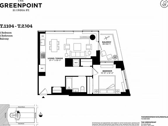 2nd image of 21 India St APT T2104